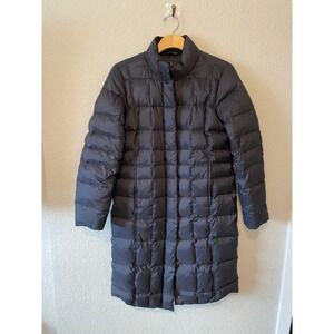 Eddie Bauer Goose Down Puffer Parka Long Quilted Lightweight Petite S